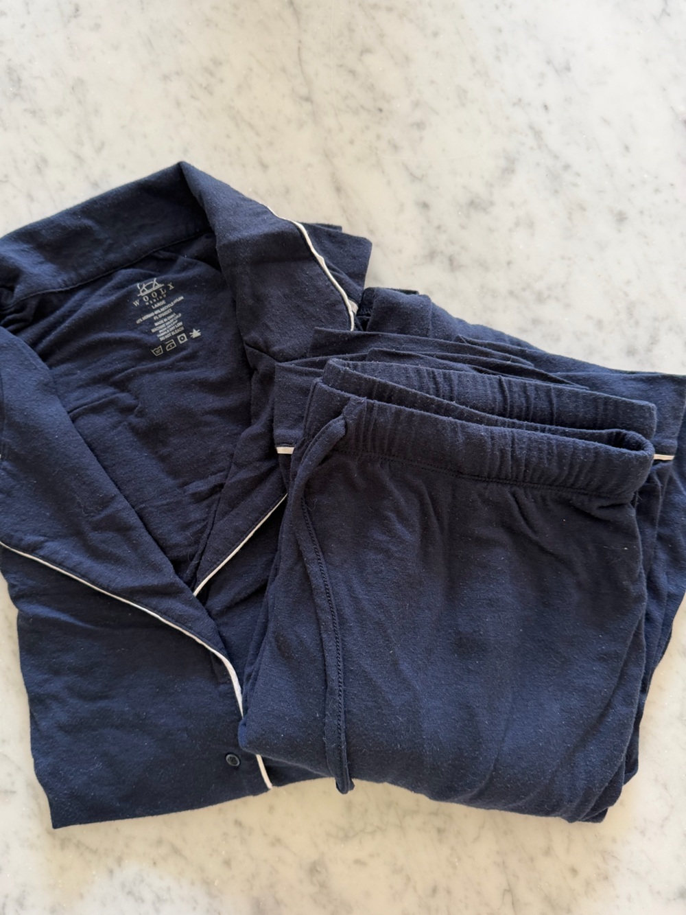 Woolx Merino Wool Pajama Set Large